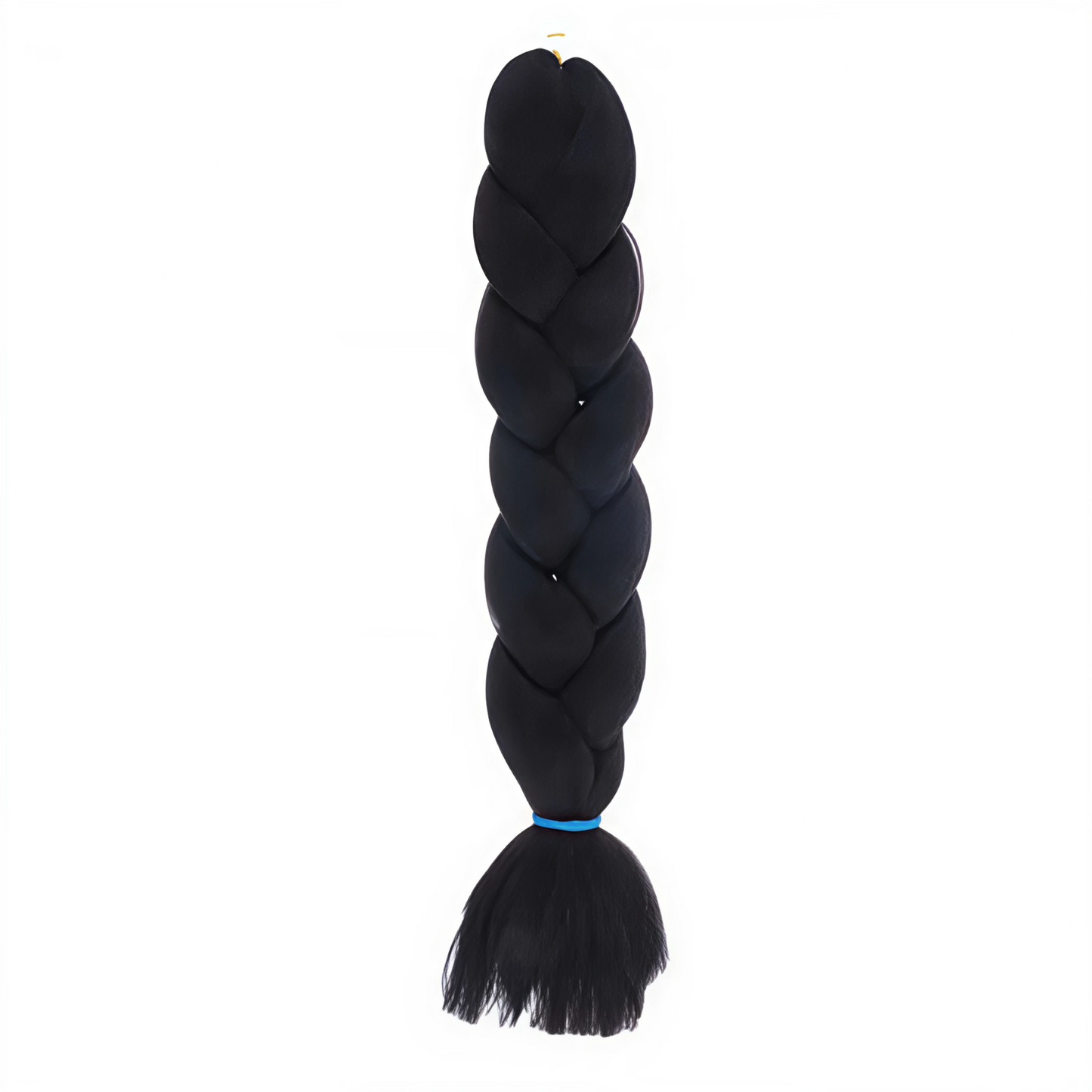 Extensión de Cabello Trenza Afro Jumbo - Cabello Sintético Negro para Trenzar 62cm