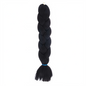 Extensión de Cabello Trenza Afro Jumbo - Cabello Sintético Negro para Trenzar 62cm
