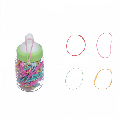 Set  Bandas Elásticas Bebé Colores Variados | Mini Gomas Pelo Infantil