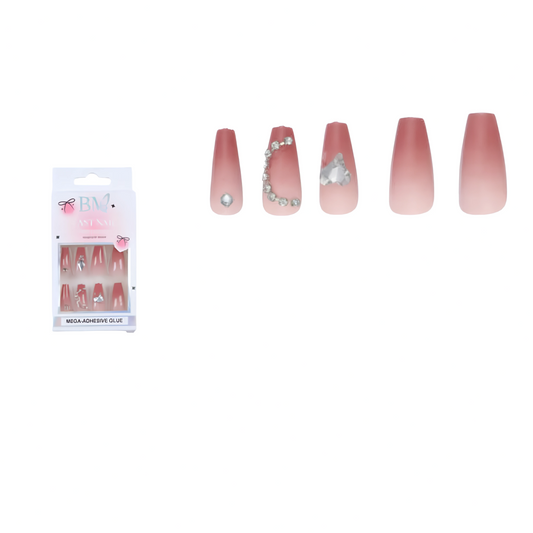 Uñas Postizas Press On Gel XL - Colección Fantasía,  Diseños y Colores Variados  Surtidos