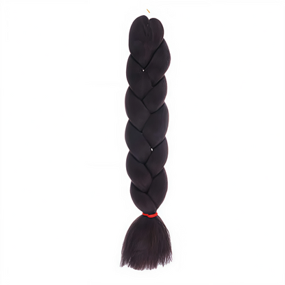 Extensión de Cabello Trenza X-pression Ultra Braid - Kanekalon Color 2 Castaño Oscuro 62cm