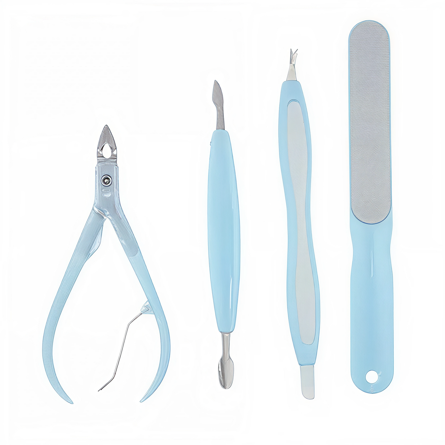 Set de Manicura y Pedicura 5 Piezas | Kit Completo para Uñas Colores Variados