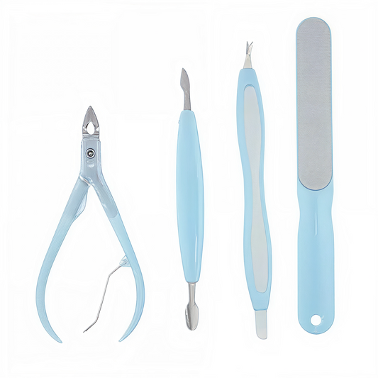 Set de Manicura y Pedicura 5 Piezas | Kit Completo para Uñas Colores Variados