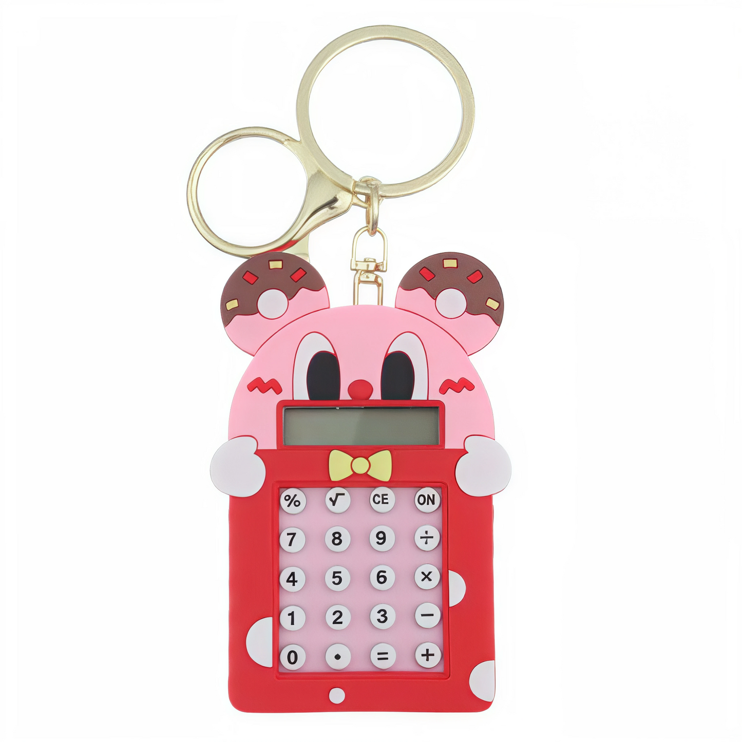 Llavero Mini Calculadora Personaje Animado | Kawaii Portátil Colores Variados