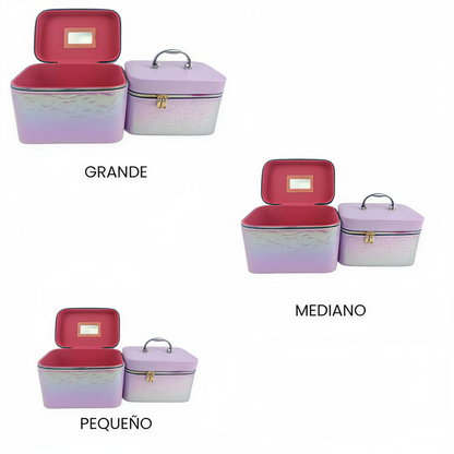 Organizador Cosmético Grande, Mediano, Pequeño | Set de Colores Variados