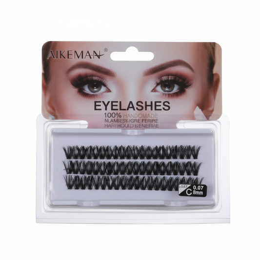 Pestañas en paquete